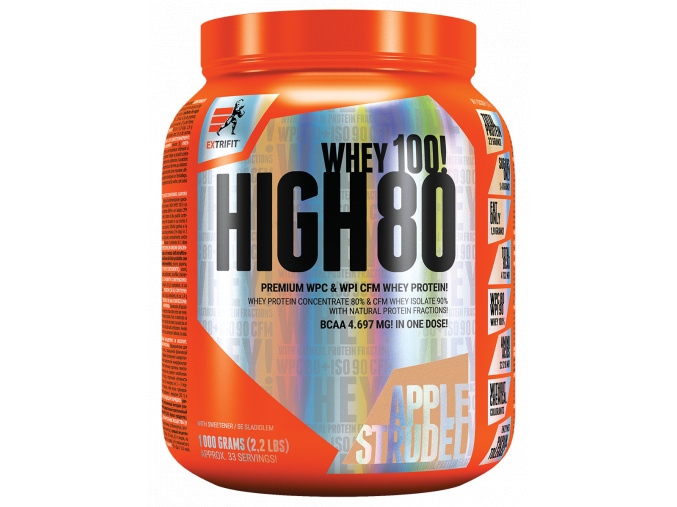 Extrifit High Whey 80 (Příchuť Vanilka, Velikost 2270 g)