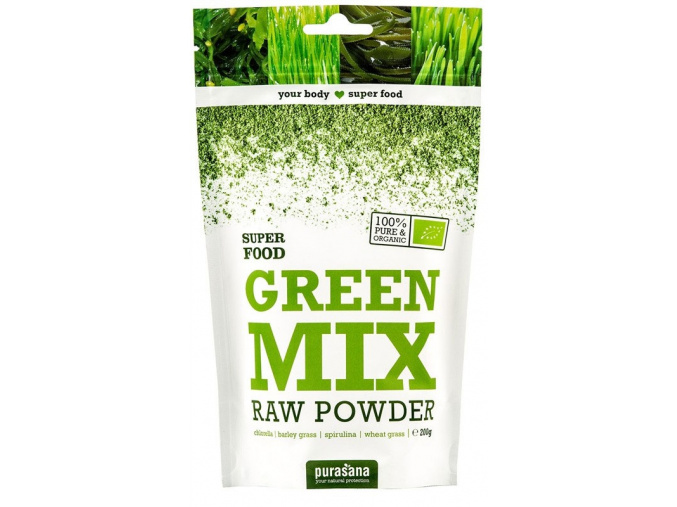 364 purasana green mix powder bio 200g