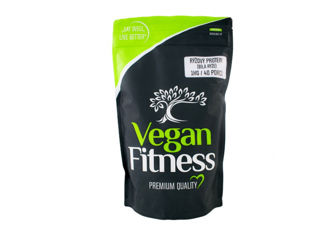 Vegan Fitness Rýžový protein 1kg (Příchuť Hnědá rýže - EXPIRACE 4/2019)