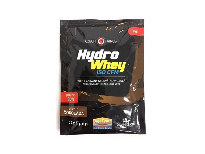 CZECH VIRUS Hydro Whey ISO CFM - vzorek 30g (Příchuť Čokoláda)