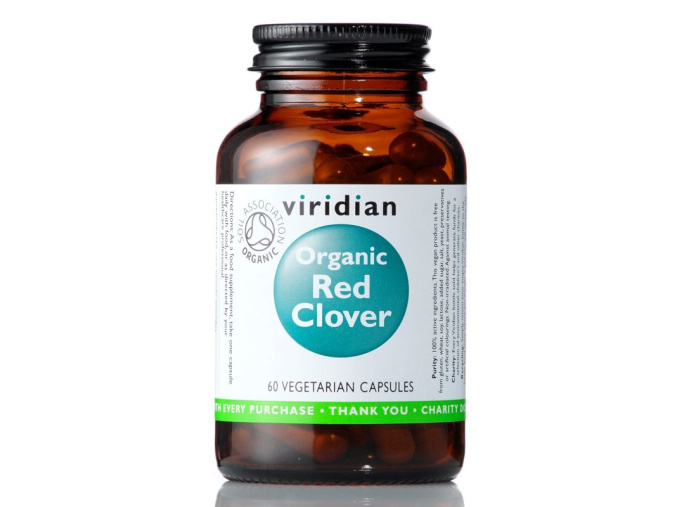 4299 viridian organic red clover 60 kapsli