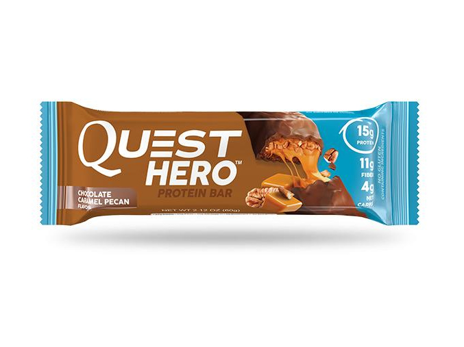 Quest Nutrition Hero Protein Bar 60g - EXPIRACE 10/2018 (Příchuť vanilka/karamel)