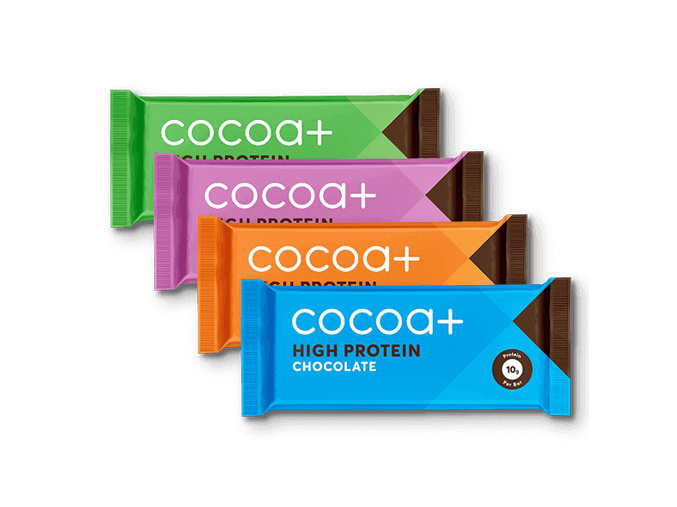 Cocoa+ High Protein Chocolate (Příchuť Original, Velikost 70g)