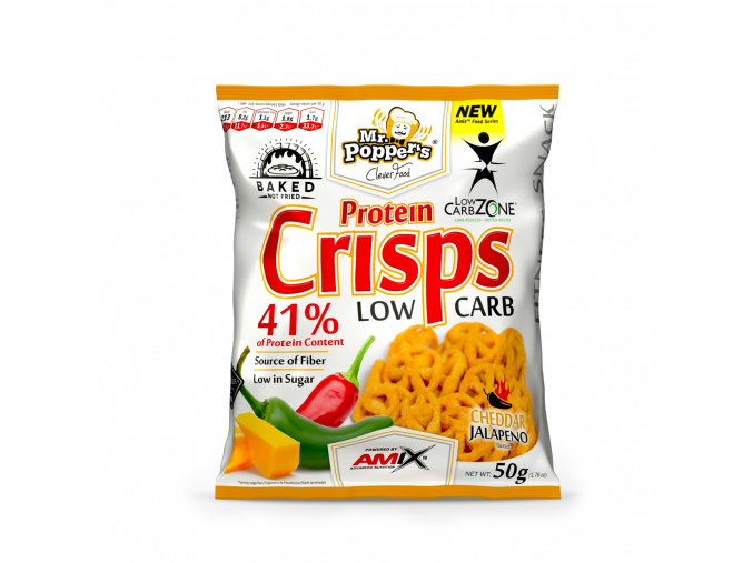 Amix Protein Crisps 50g (Příchuť Sladká paprika)