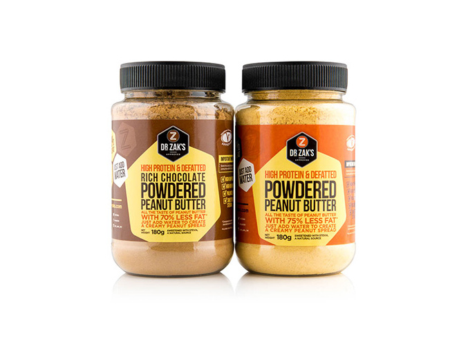 Dr. Zak's Powdered Peanut Butter 180g (Příchuť Neochucené)