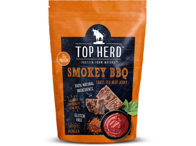 Top Herd Hovězí jerky - BBQ (Velikost 70g)