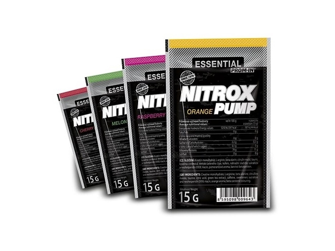 Prom-IN Nitrox Pump - vzorek 15g (Příchuť Višeň)