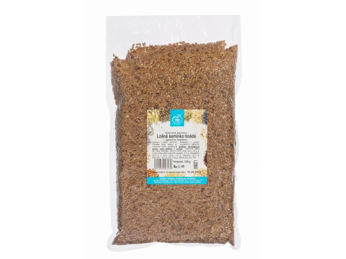 Lněné semínko hnědé 1000g vak.