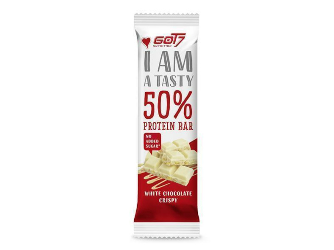 got7 50 protein bar 20 x 60 g white choco crispy display