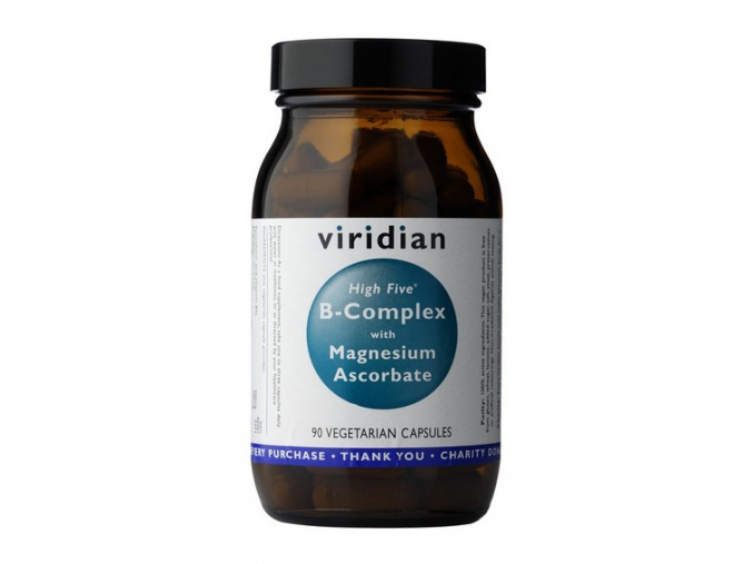 889 1 viridian high five b complex with magnesium ascorbate 90 kapsli