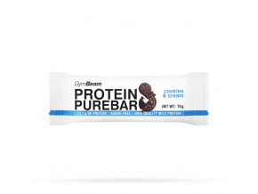 protein purebar cookies cream 70 g gymbeam (1)