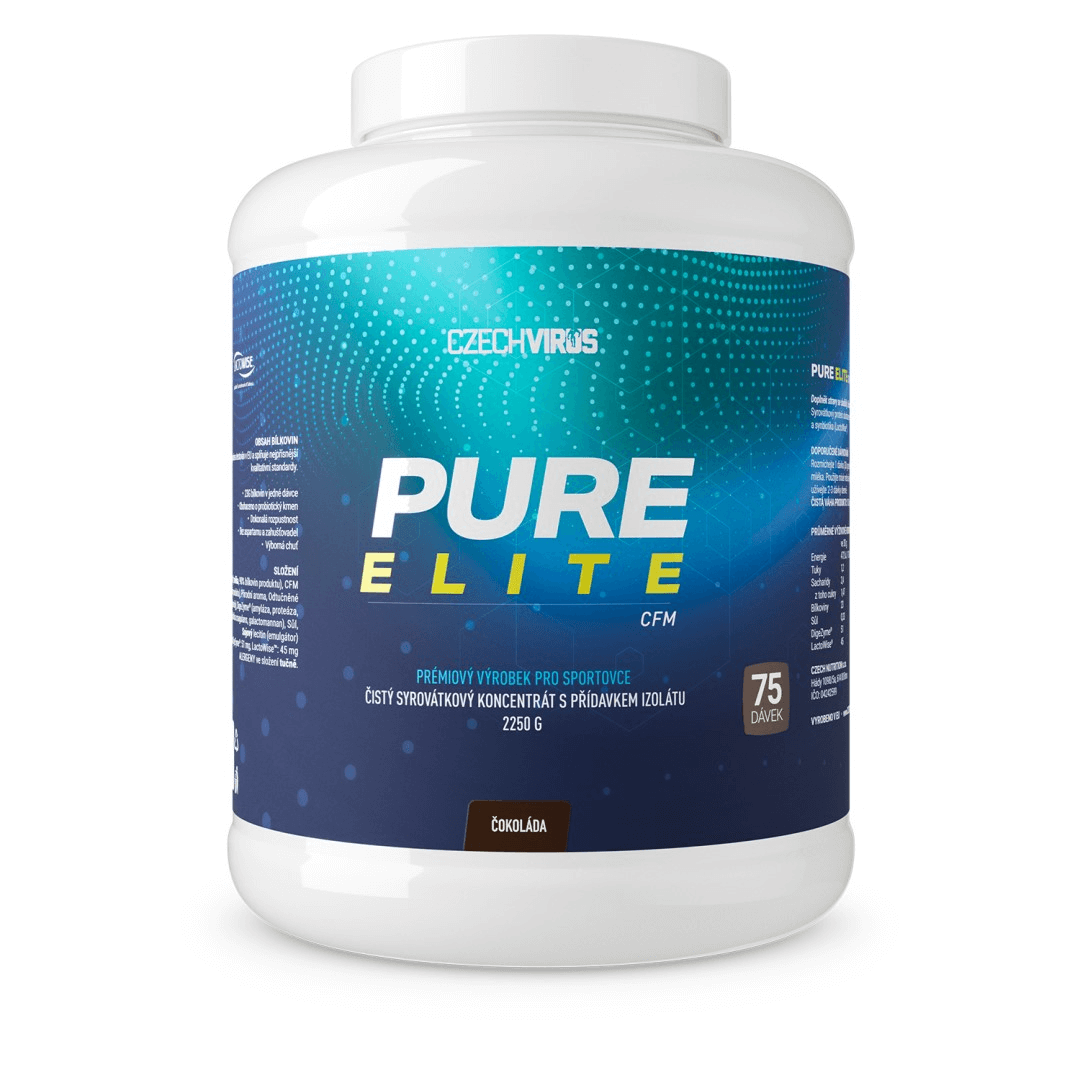 CZECH VIRUS Pure Elite CFM Příchuť: Čokoláda, Velikost: 2250 g