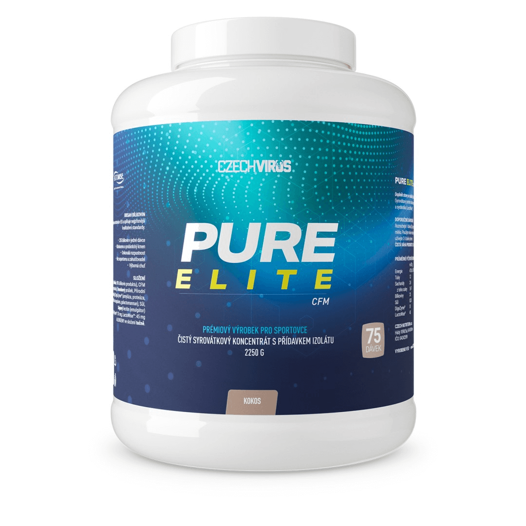 CZECH VIRUS Pure Elite CFM Příchuť: Kokos, Velikost: 2250 g