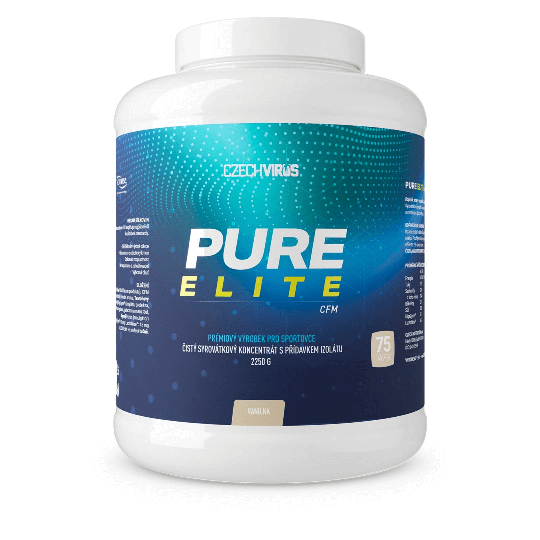 CZECH VIRUS Pure Elite CFM Příchuť: Vanilka, Velikost: 2250 g