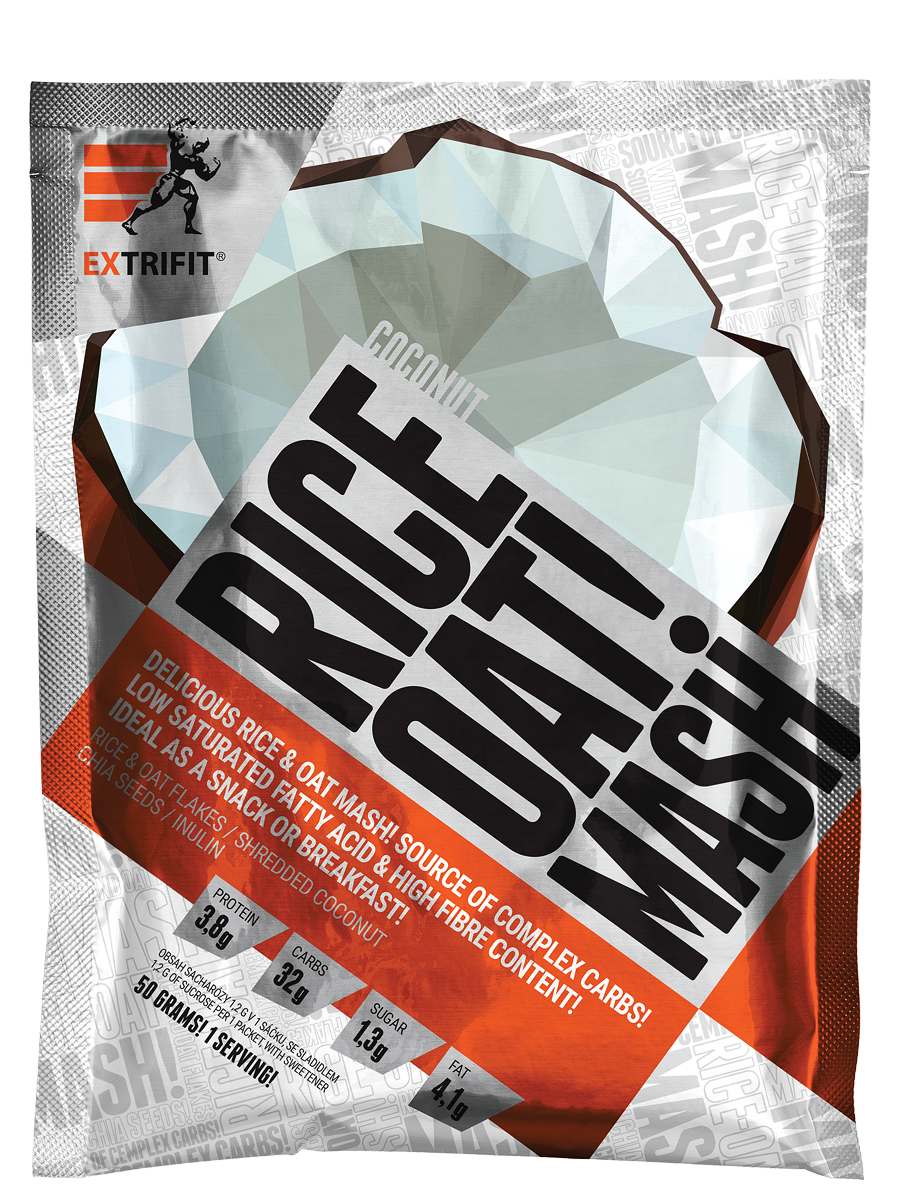 Extrifit Rice & Oat Mash - vzorek 50g Příchuť: Kokos