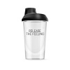 shaker bottle 1stk black back p