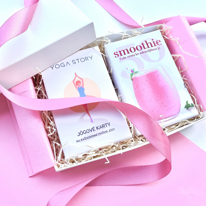 Dárková sada Jóga karty + Smoothie