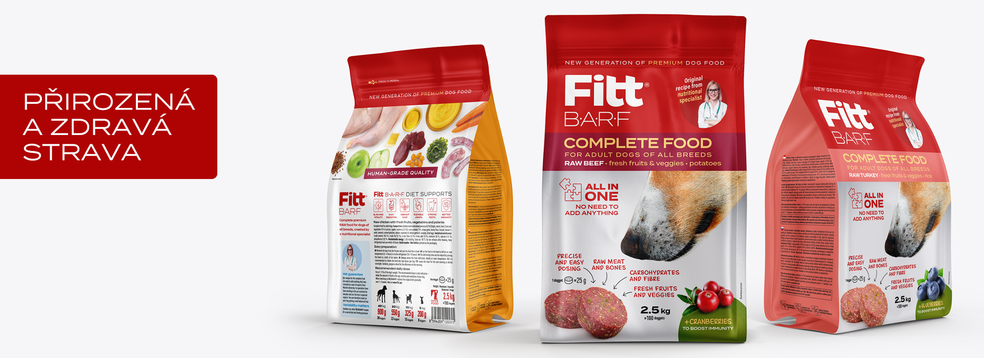 Fitt BARF krmivo pro psy