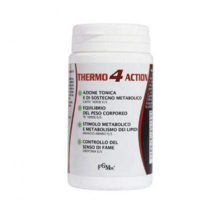Thermo 4 Action 90 kapslí FGM04 - napomáhá spalování tuků  Podporuje redukci hmotnosti