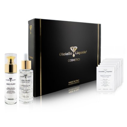 Speciální box č. 4 KRÉM ORO 30 ml+ STŘÍBRNÝ olejový ELIXÍR 30 ml + 6 vzorečků zdarma  Balíček číslo 4