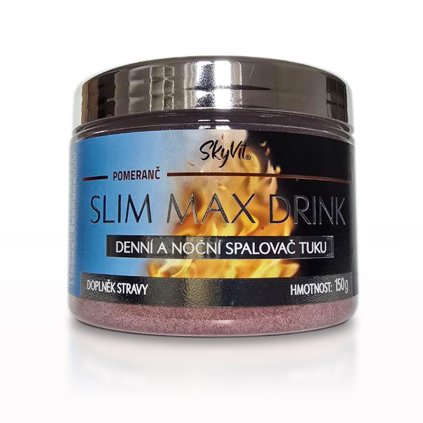 Slim max drink SkyVit® - denní a noční spalovač tuku přírodní pomeranč