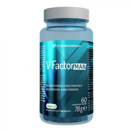 V-Factor Man - Multivitamin-multiminerál pro muže s postupným uvolňováním