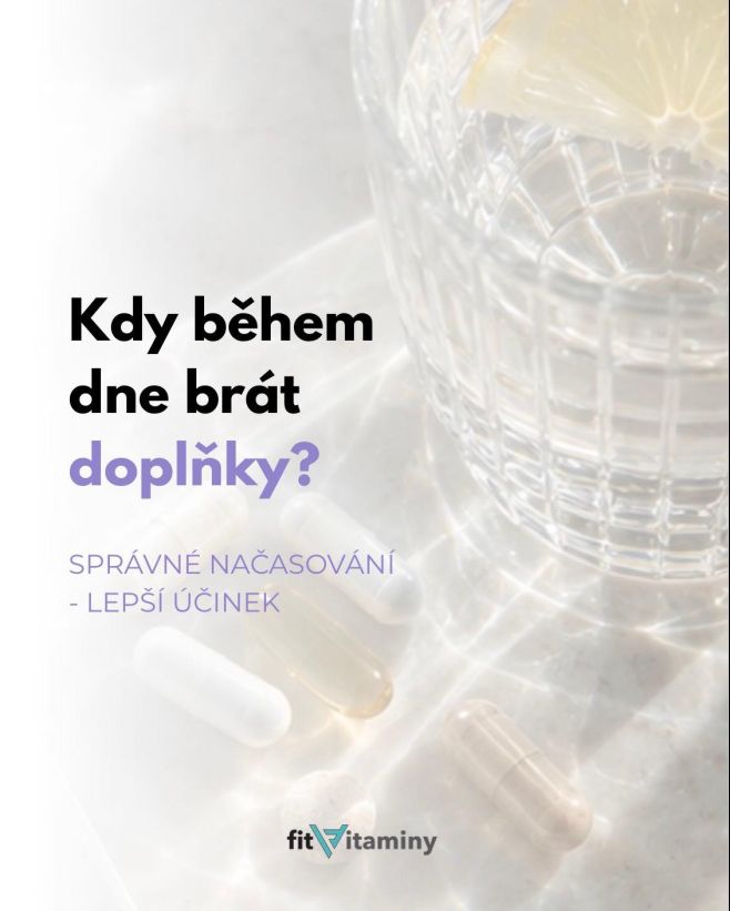 Bereš doplňky každý den, ale ve špatnou dobu? 👀 U některých může načasování ovlivnit vstřebávání i to, jak je tělo snáší....