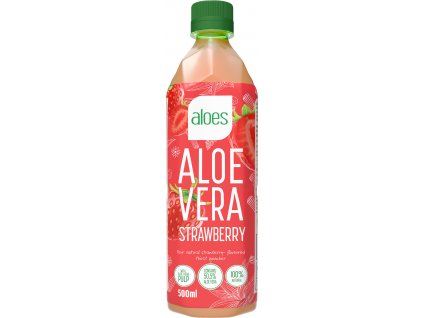 3416 ALOE VERA STRAWBERRY 500ML x 12 PCS Cpack.1