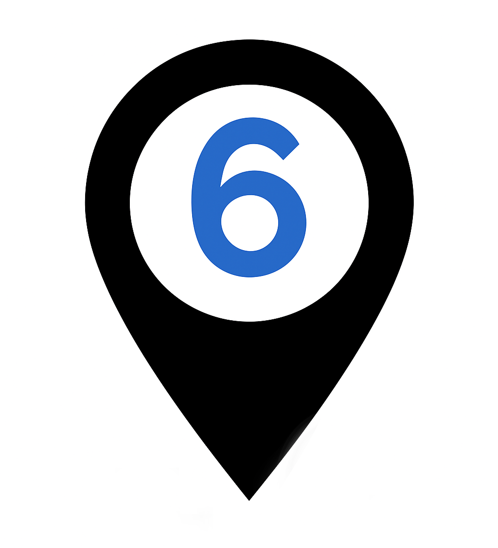 6 branches in Prague