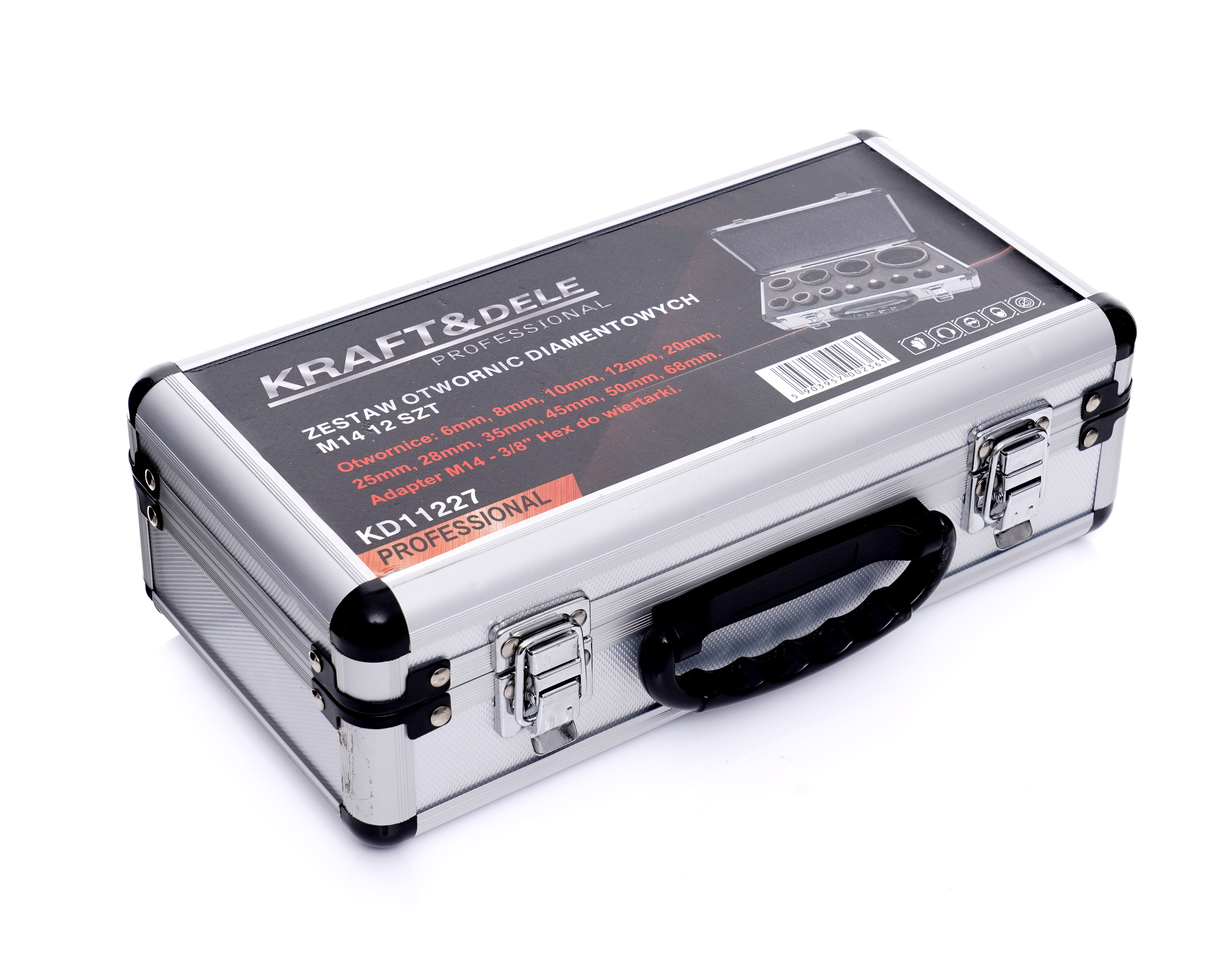 Илюстративна снимка на комплект диамантени боркорони KD11227