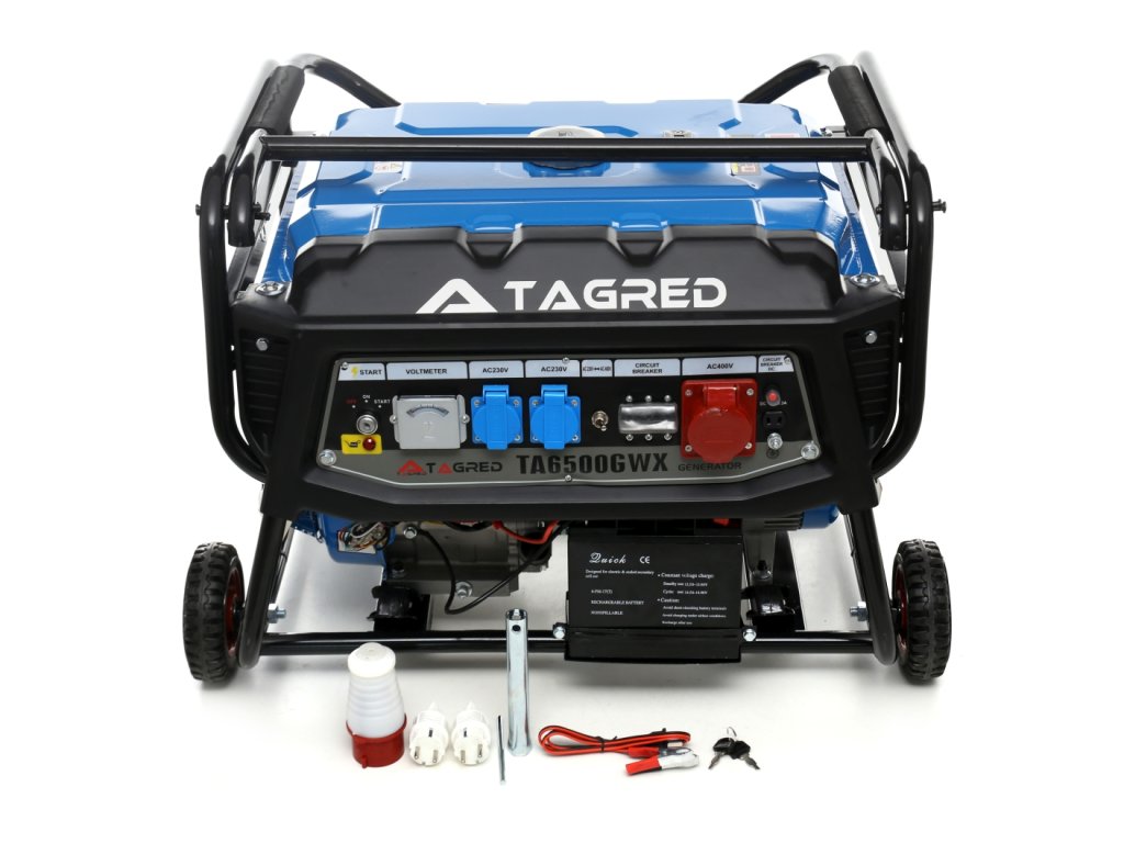 Генератор с електрически стартер Tagred 6500W 230V 400V AVR