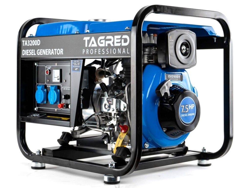 218996 3 dieselovy elektrocentrala tagred 2x230v 3200w