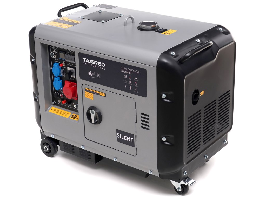 Дизелов генератор TAGRED 10300W 230/400V 14HP AVR, тих