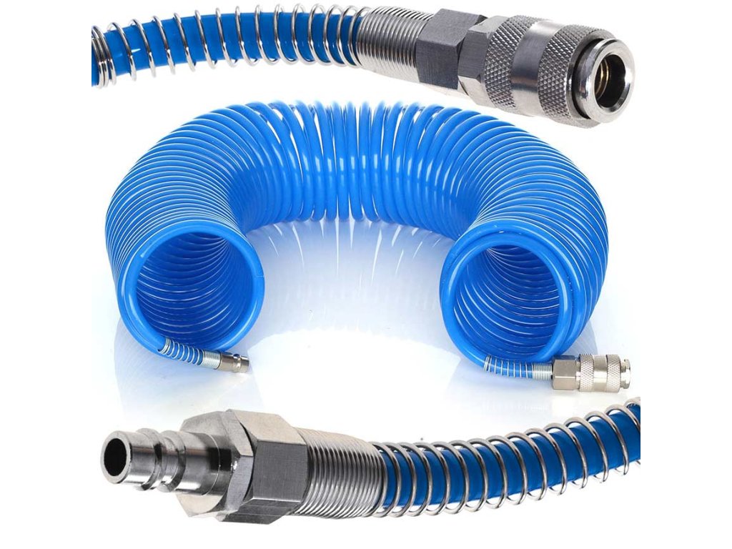 Спирален пневматичен маркуч 5x8 мм 20 м PE Tagred TA112