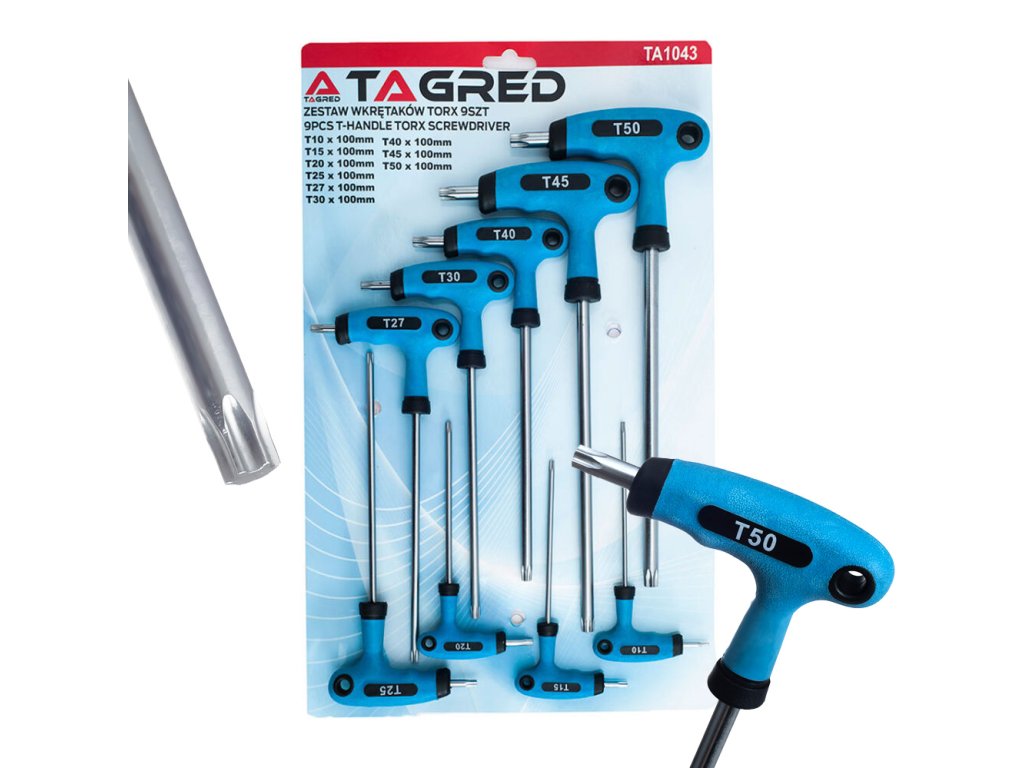 Отвертки шестоъгълни, TORX. Шестограм ключове, ключове T Tagred, чукове, чукчета