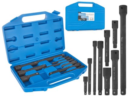 Комплект приставки за ударни гайковерти 1/4" 3/8" 1/2" CrV 9 части G10531