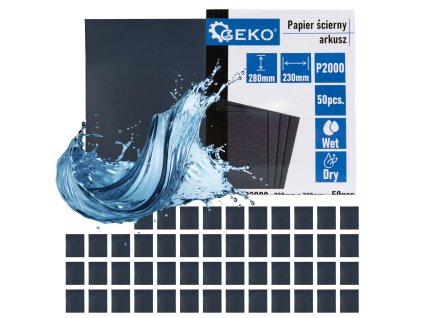 Водна шкурка – лист 230x280mm P2000 G78495