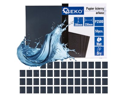 208112 vodeodolny brusny papir list 230x280mm p2500 g78496