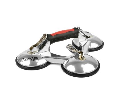 Държач с вендузи за стъкло ALU 3x125mm 190kg T01252