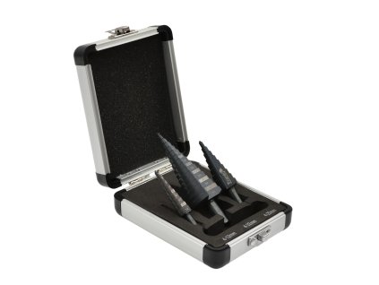 Комплект конусни свредла HSS M2 3 броя (4-12, 4-20, 4-32 мм) T03205