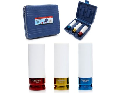 Комплект адаптери за алуминиеви джанти 17 19 21 мм, ударни адаптери