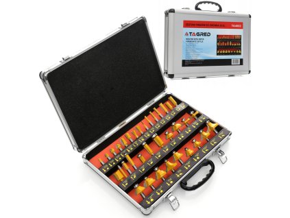 Профилни фрези за дърво с лагери 35 бр.