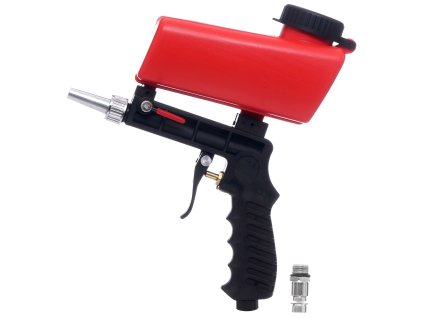 Пясъкоструен и содоструен пистолет с резервоар