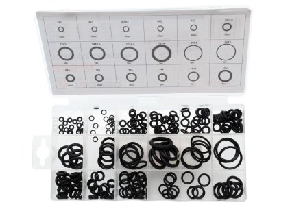 Уплътнителен комплект 225 бр. гумени пръстени, в кутия