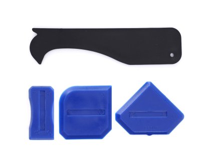 Шпакла за силикон с резачка, за изглаждане на фуги, 4 бр.