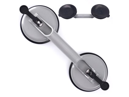 Алуминиева двойна вендуза за стъкло, държач за плочки и облицовки