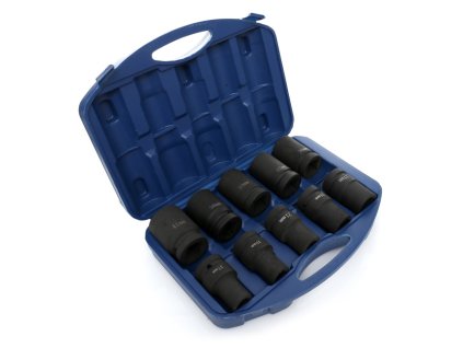 Тресчотки с удар и вложки 17-41 мм, 1" куфар, шестостенни