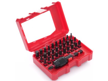 Комплект ударни битове TAGRED CrV, ударни битове TORX, PZ1, HEX3, TX, 32 части