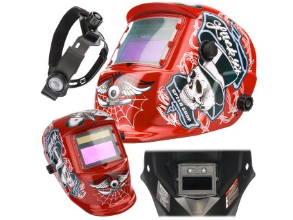 Автоматична самозатемняваща се заваръчна маска Red Technic RTAPS0061