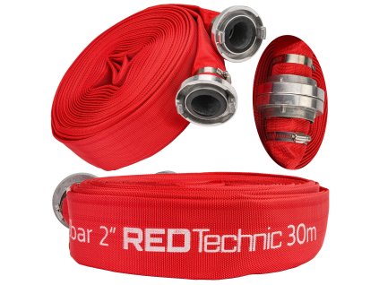 Пожарен маркуч за замърсена вода с бърза връзка 2" 30M 8 BAR RTWS0068